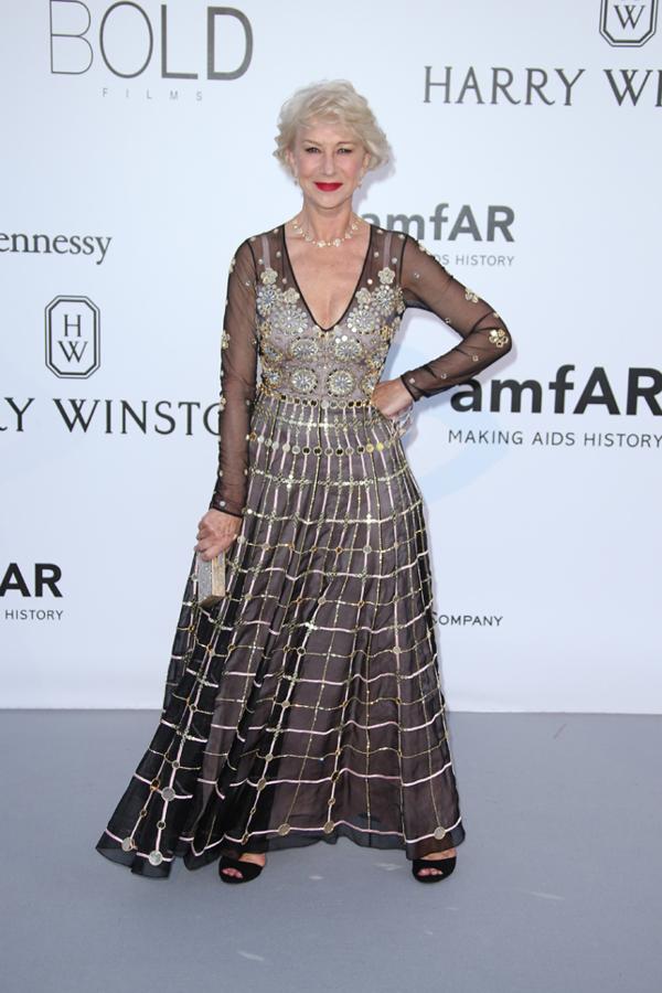 Gala amfAR en Cannes: Helen Mirren