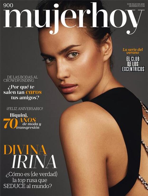 La sexy modelo rusa Irina Shayk es nuestra portada 900 de Mujerhoy como embajadora de L'Orèal Paris./Jonas Presnan