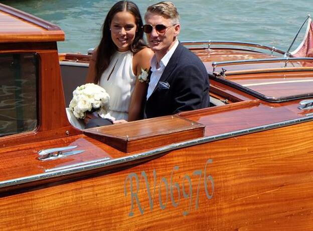 Ana Ivanovic se casa en Venecia con Bastian Schweinsteiger