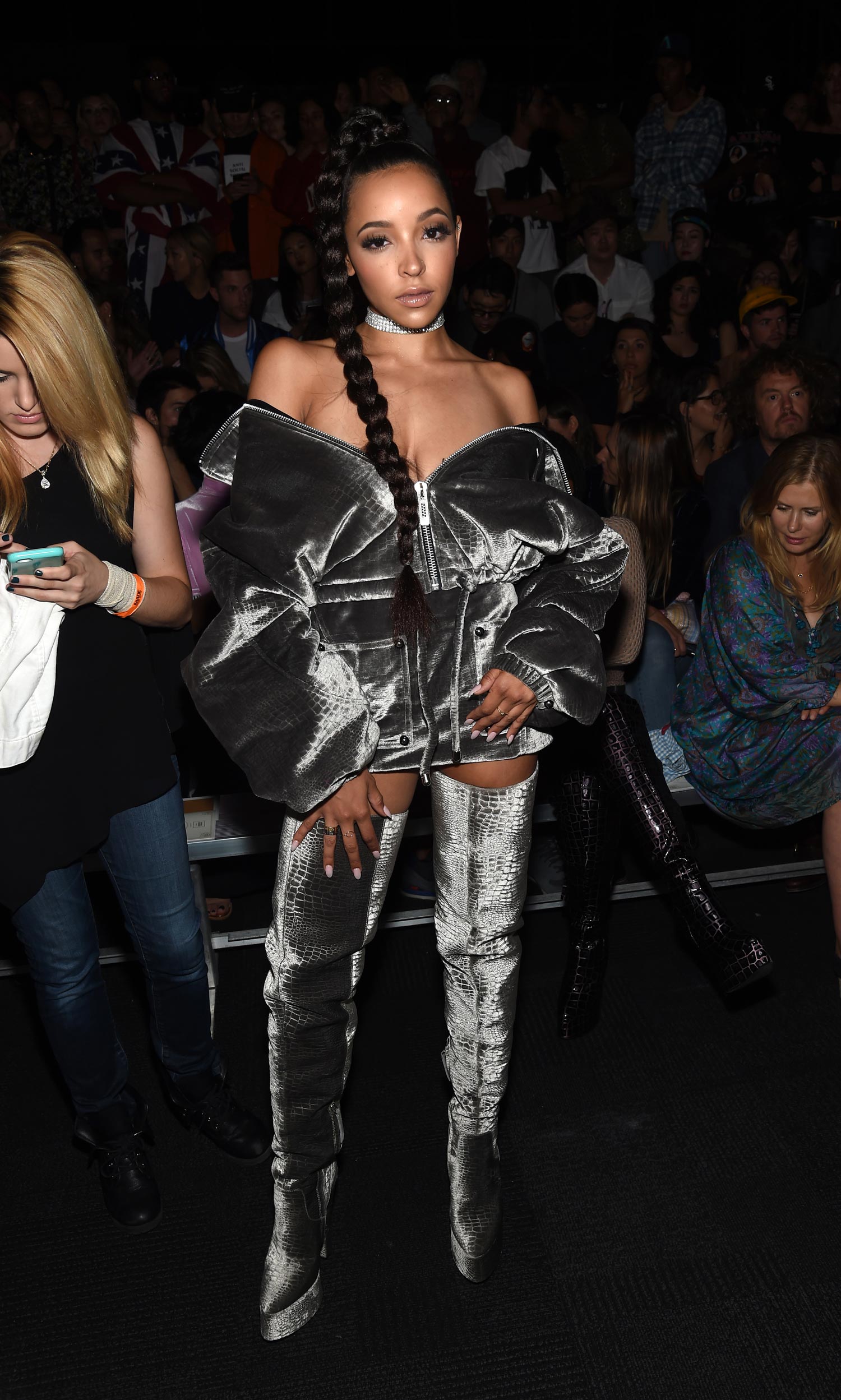 Tinashe en la Semana de la Moda de Nueva York