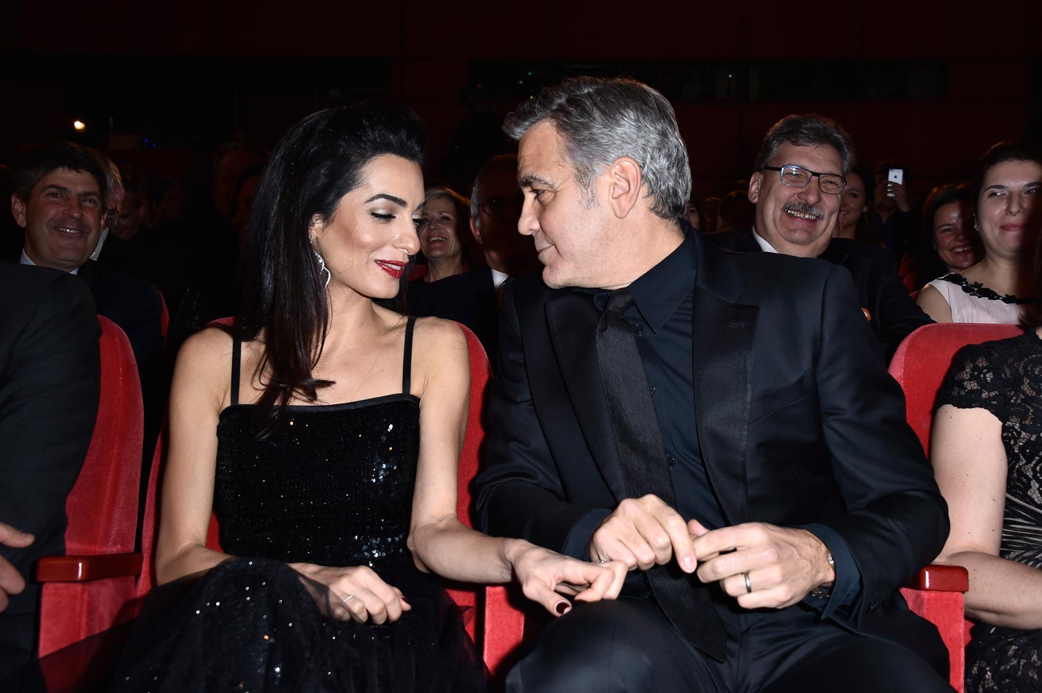 George Clooney y Amal Alamuddin, en la Berlinale 2016
