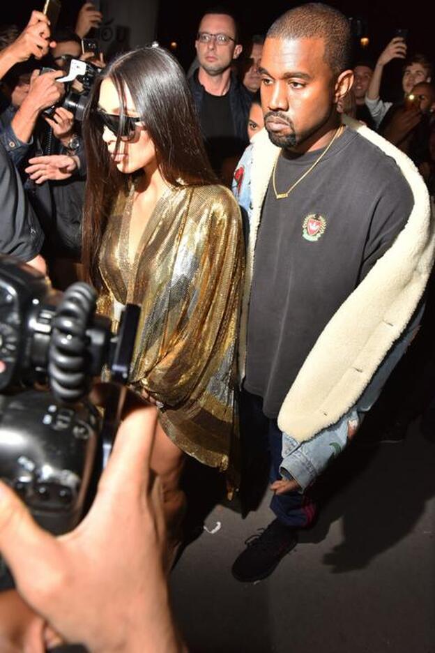 Kim Kardashian y Kanye West, en una de sus últimas apariciones públicas./Cordon press