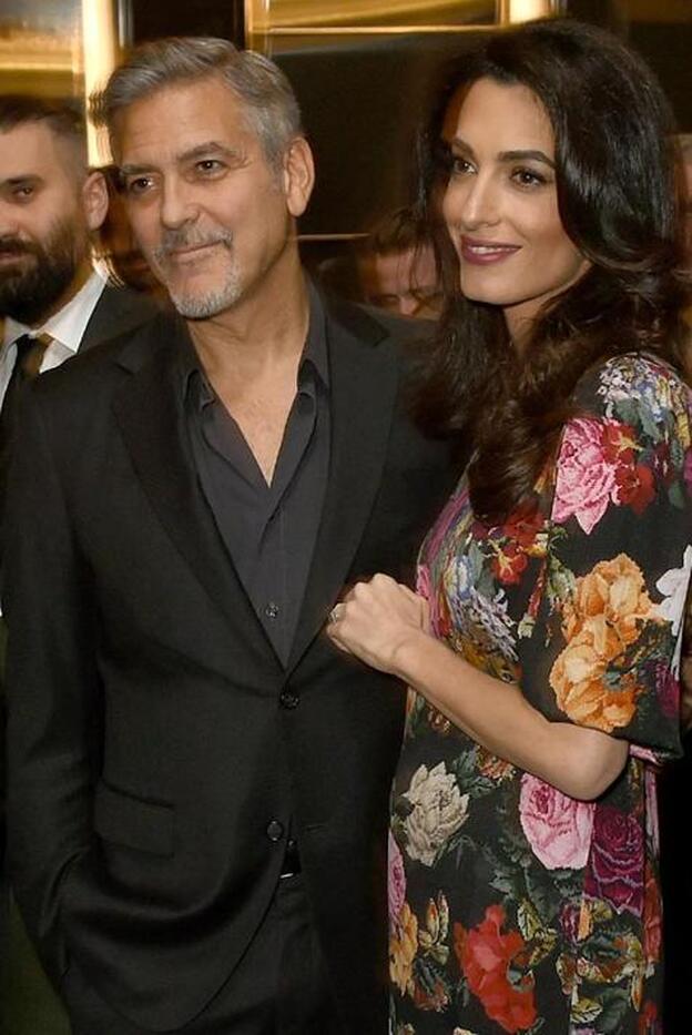 La foto de perfil de Amal Clooney que acrecenta los rumores de emabarazo./getty.