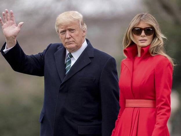 Melania y Donald Trump en Washington/gtres