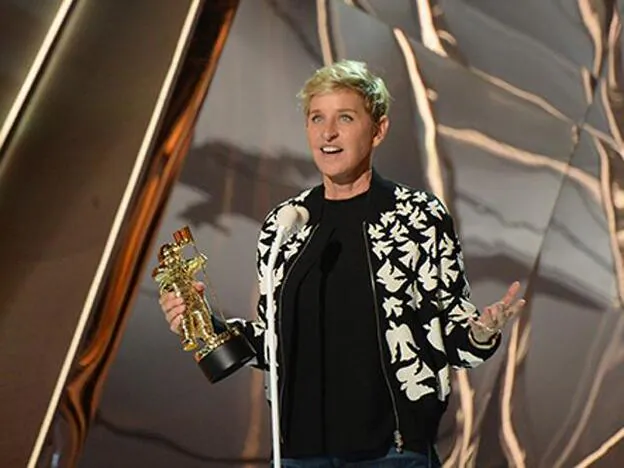 Ellen Degeneres en la gala de los MTV Video Awards./getty