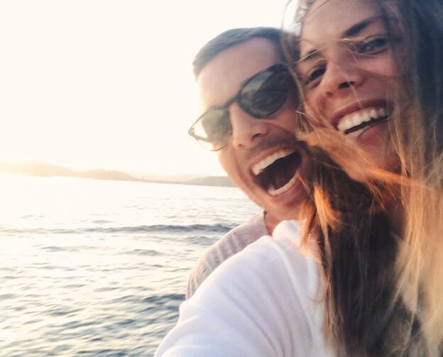 Una imagen de la pareja de vacaciones./Instagram