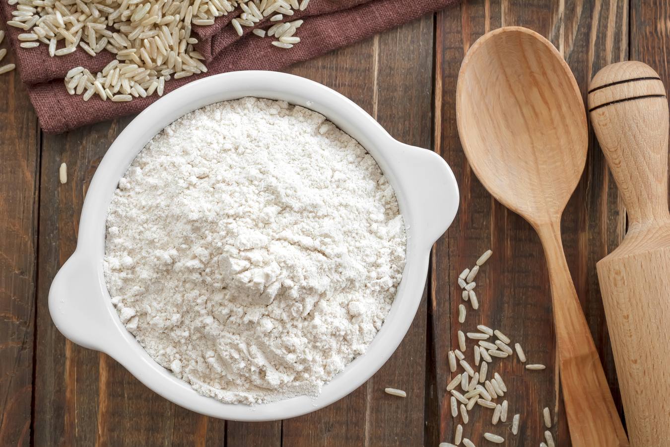 Alimentos con índice glucémico alto: harina de arroz