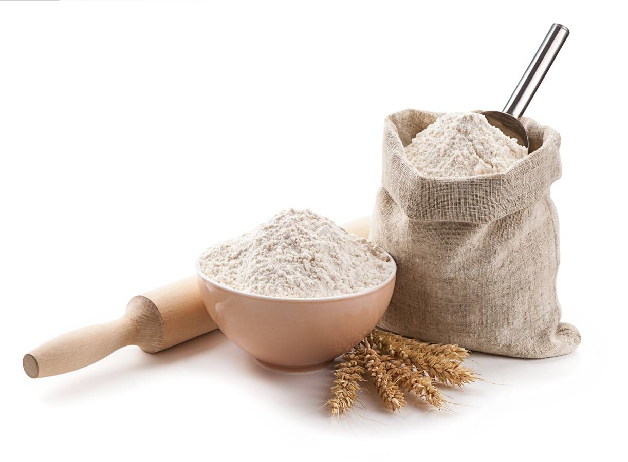 Alimentos con índice glucémico alto: harina de trigo