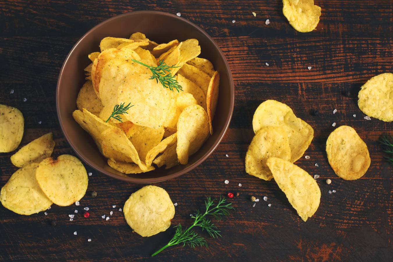 Alimentos con índice glucémico alto: patatas chips