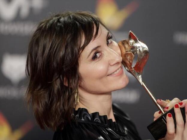 Nathalie Poza, galardonada en los Premios Feroz 2018./GTRES