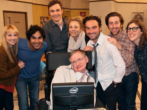 Los actores de 'Big Bang Theory' se despiden del físico Stephen Hawking./twitter