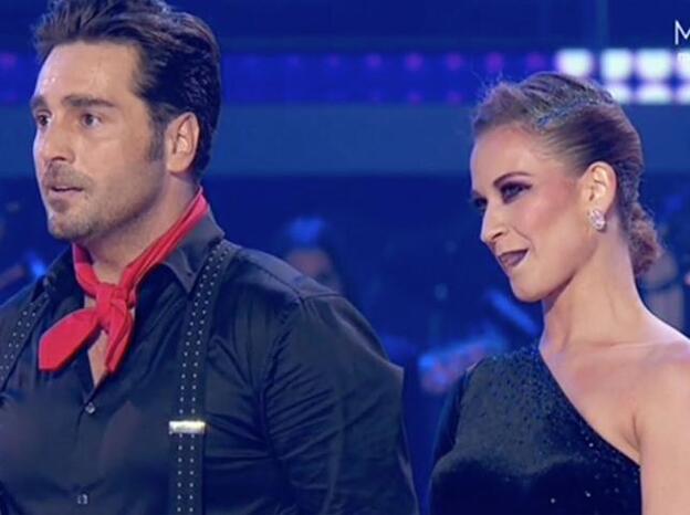 David Bustamante y Yana Olina en el primer programa de 'Bailando con las estrellas'./tve.