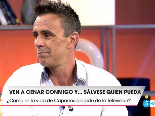 Alonso Caparrós durante su entrevista en 'Viva la vida'./telecinco.