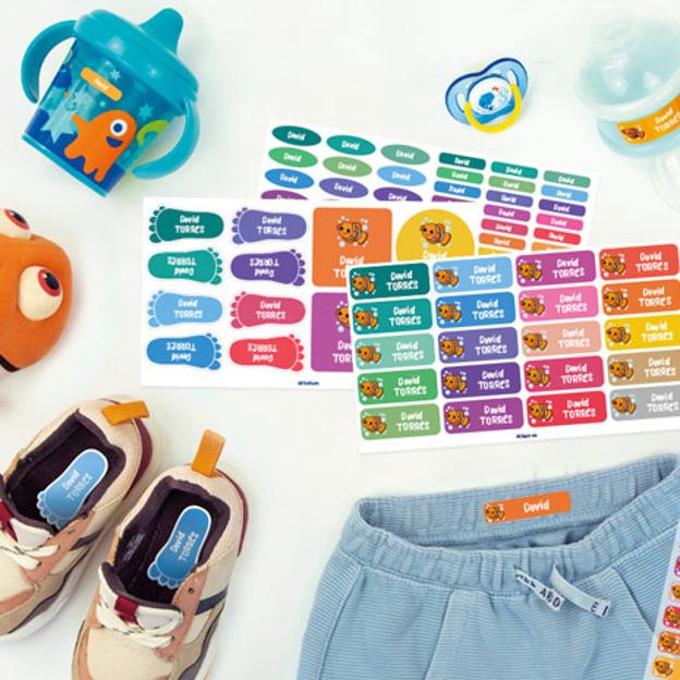 Las etiquetas ideales para hacer la vuelta al cole mucho más fácil.