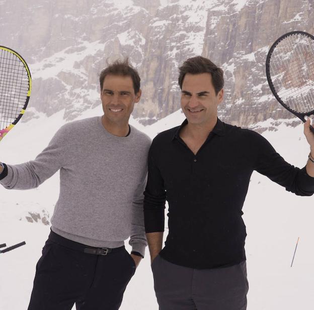 Rafa Nadal y Roger Federer protagonistas de la nueva campaña Core