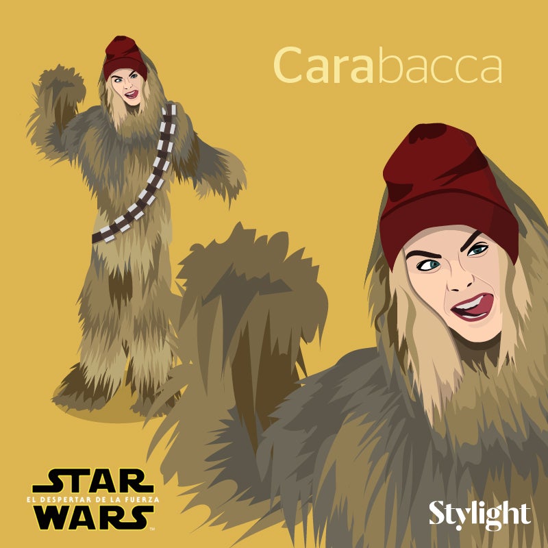 Cara Delevigne en versión 'Star Wars'