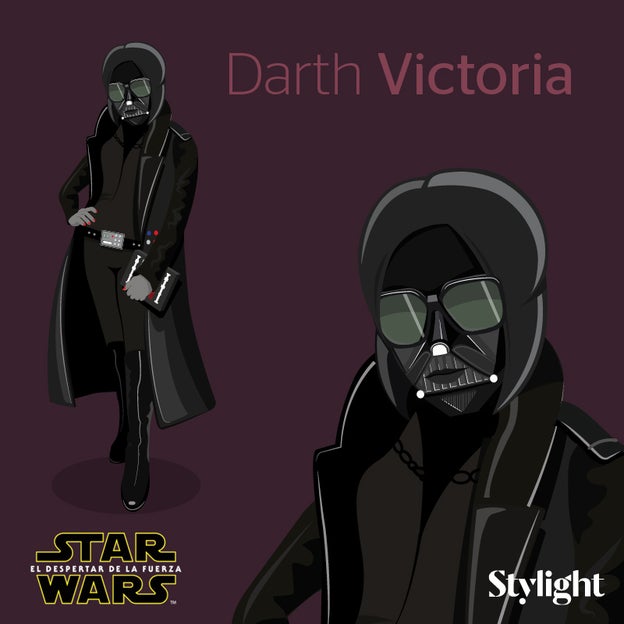 Victoria Beckham, Karl Lagerfeld y Cara Delevigne, en versión 'Star Wars'