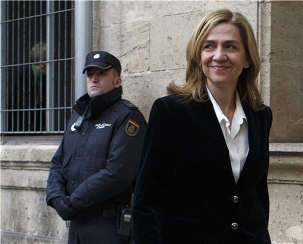 Una Infanta de España en el banquillo