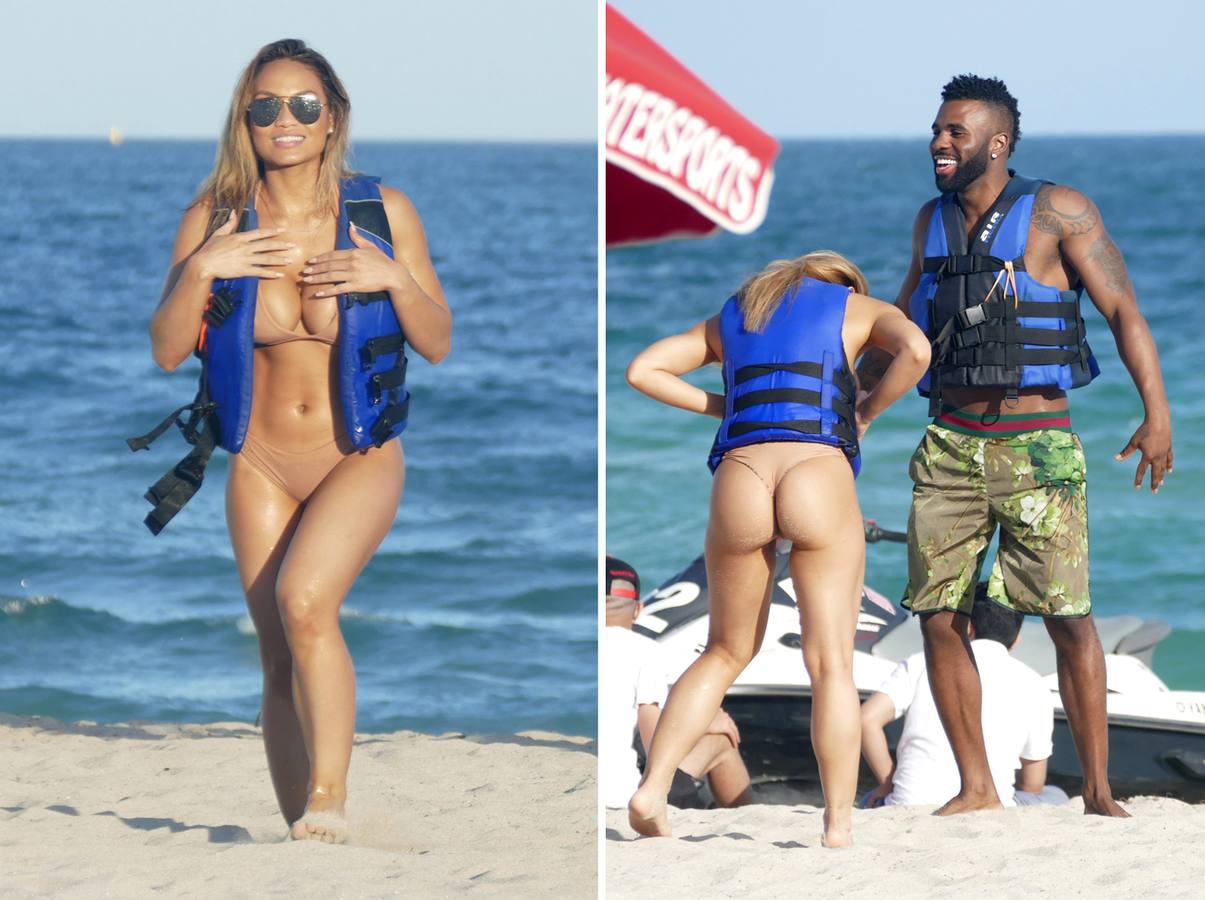 Daphne Joy, la pareja de Jason Derulo, o cómo lucir un bikini color carne