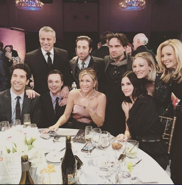 Los actores de 'Friends' juntos en una foto 20 años después del éxito./instagram