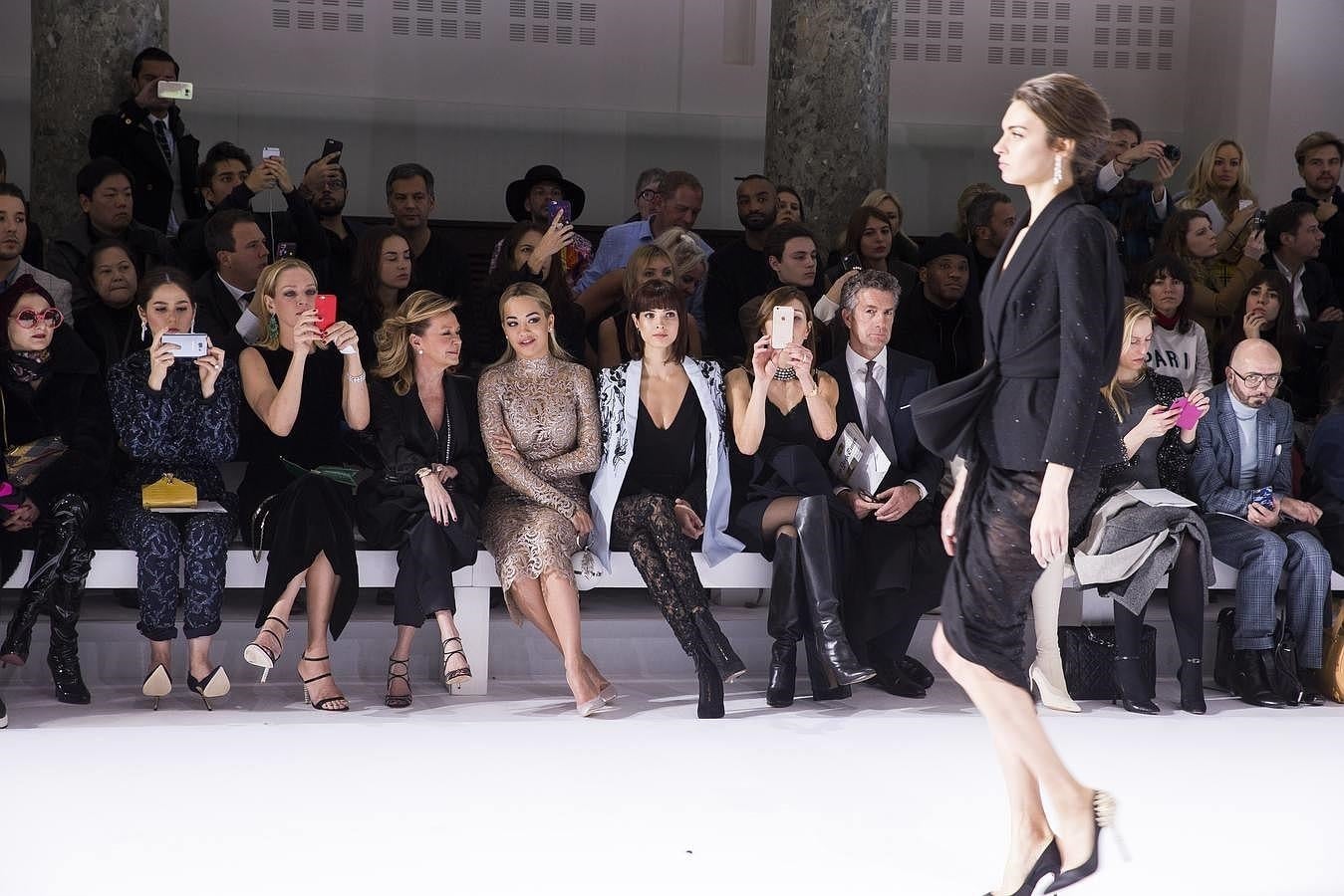 'Front row' del desfile de Ralph&Russo en la Alta Costura de París