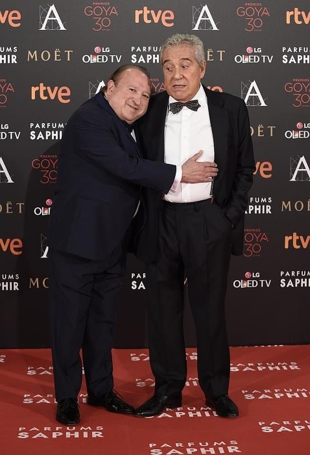 Las parejas de los Premios Goya 2016: Andrés Pajares y Fernando Esteso