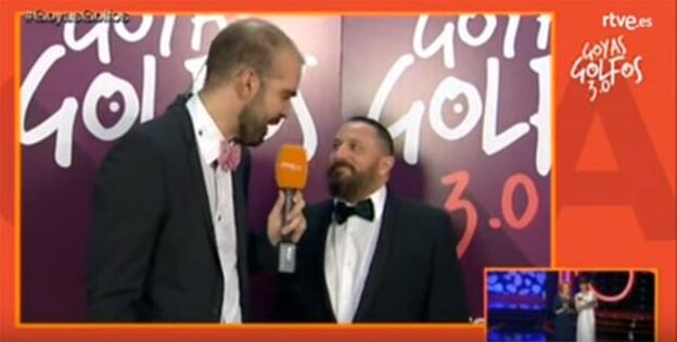 Pepón Nieto en los Goya: "Estoy hasta los huevos de ese tipo de comentarios"