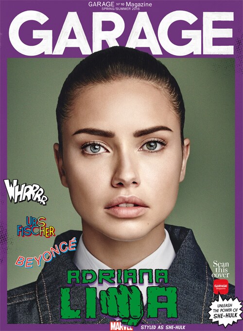 Adriana Lima, portada de Garage Magazine
