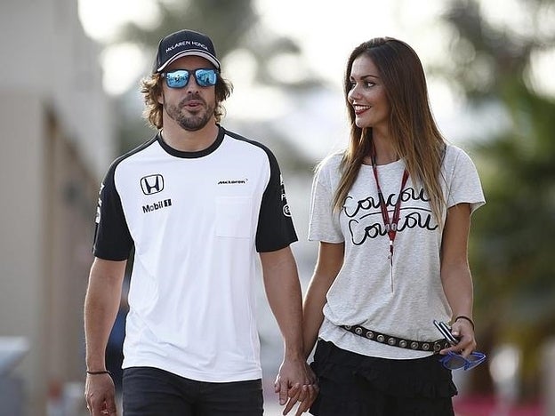 Fernando Alonso y Lara Álvarez se casan