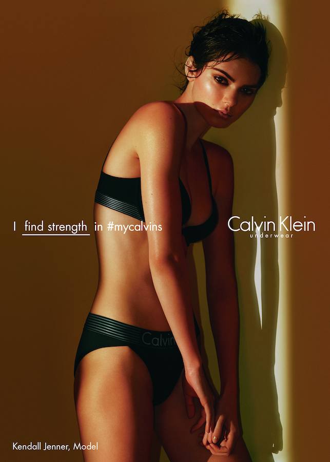 Kendall Jenner para Calvin Klein Underwear