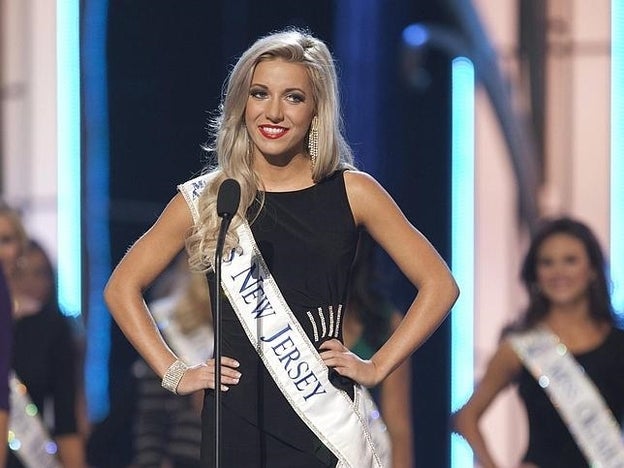 Cara McCollum en el certamen de Miss America 2014 que, instantes después, ganaría./cordon press.