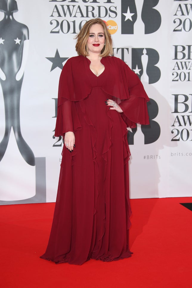 El look de Adele en los Brit Awards 2016