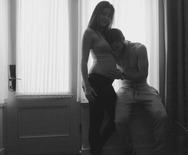 Malena Costa muestra su tripa de embarazada en Instagram