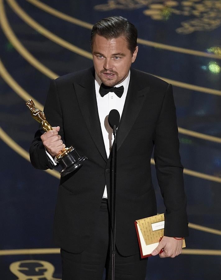 Las mejores fotos de los Premios Oscar 2016: Leonardo DiCaprio