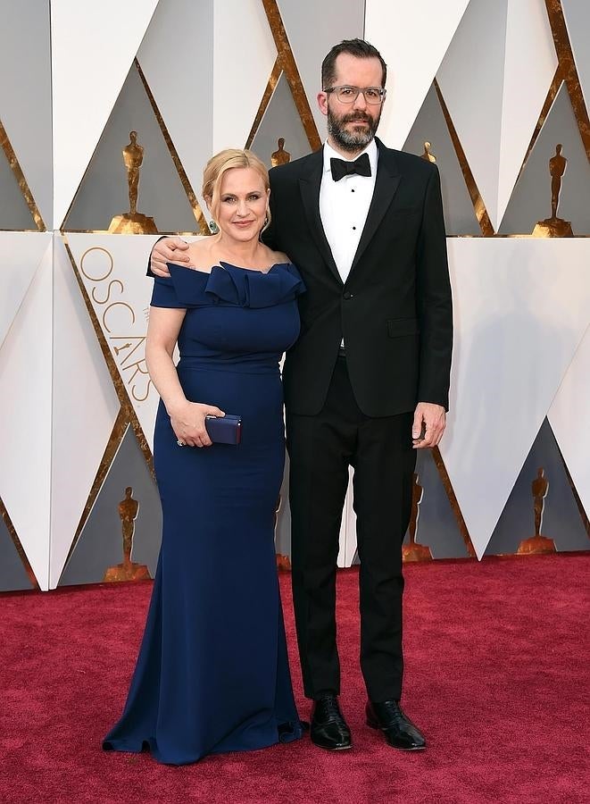 Parejas en la alfombra roja de los Oscar 2016: Patricia Arquette y Eric White