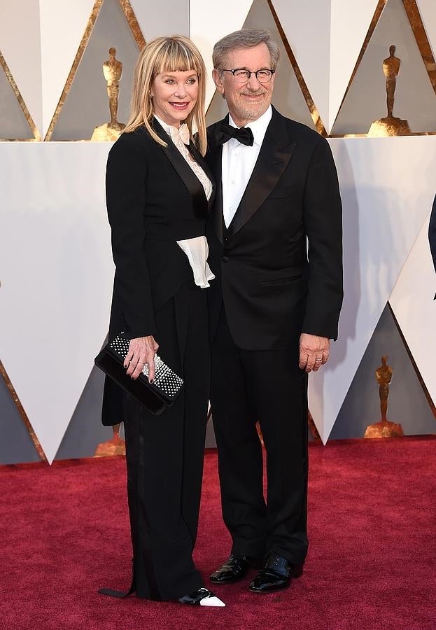 Parejas en la alfombra roja de los Oscar 2016: Steven Spielberg y Kate Capshaw