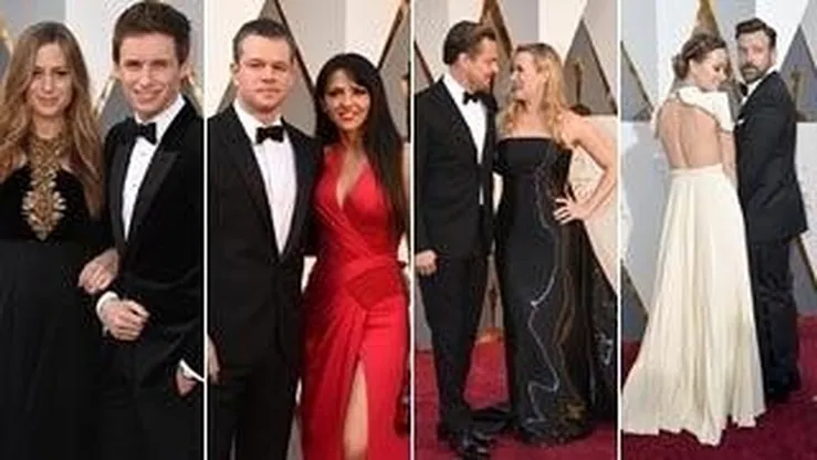 Premios Oscar 2016: parejas en la alfombra roja