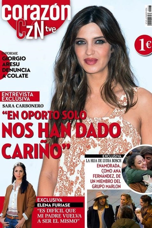 Sara Carbonero es la protagonista de la portada de esta semana de Corazón Tve./