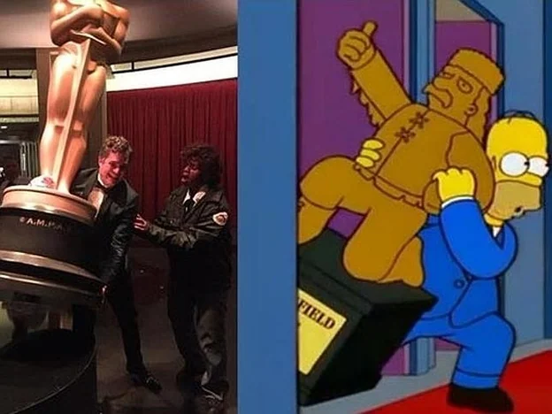 Comparativa de Mark Ruffalo con Homer Simpson.