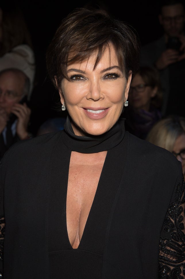 Kris Jenner en los desfiles de París