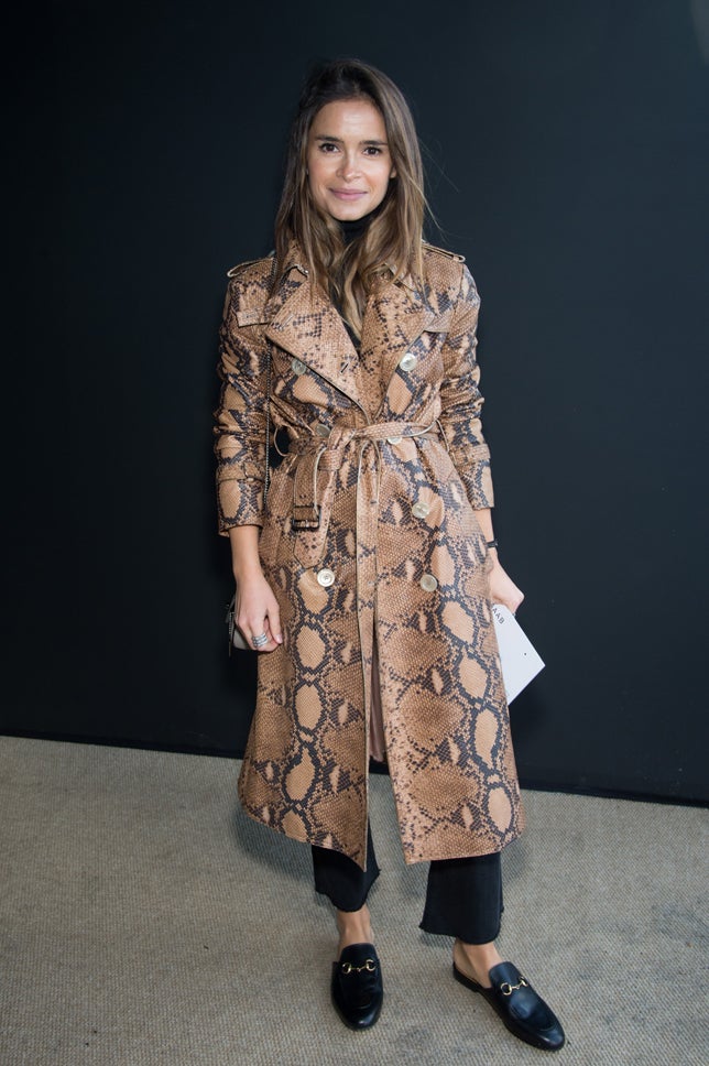 Miroslava Duma en el desfile de Elie Saab en París