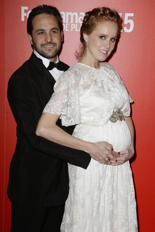 María Castro anuncia su embarazo en pleno 'photocall'