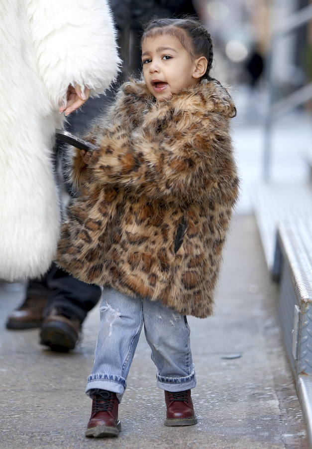 La hija de Kim Kardashian con las trenzas de boxeador