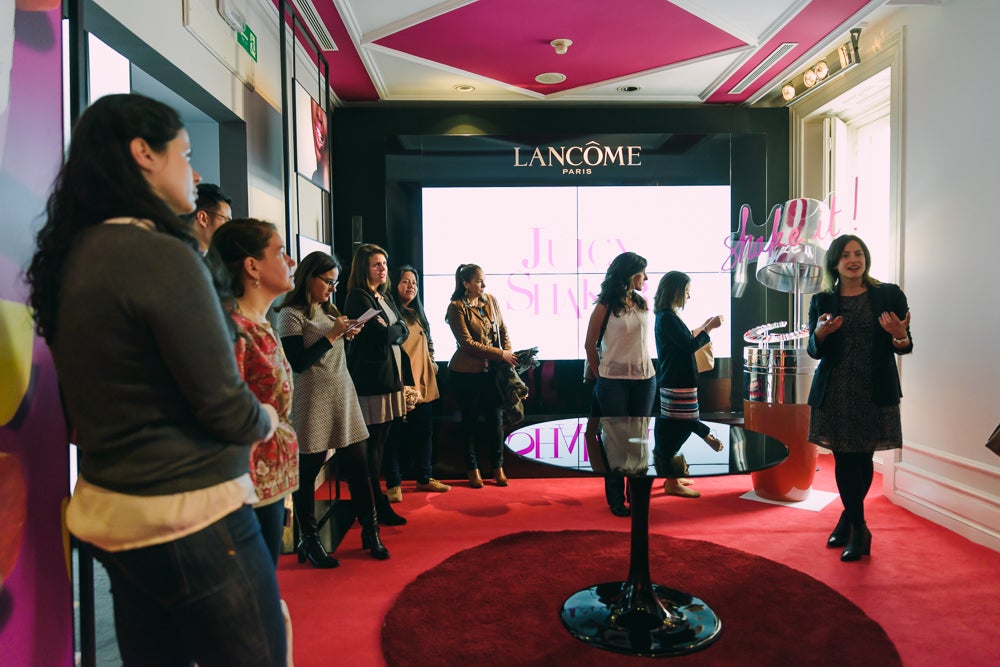 Master-class de maquillaje en La Maison Lancôme