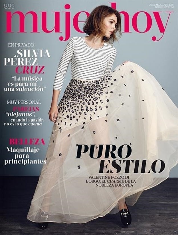 Puro estilo en portada de Mujerhoy con Valentine Pozzo di Borgo