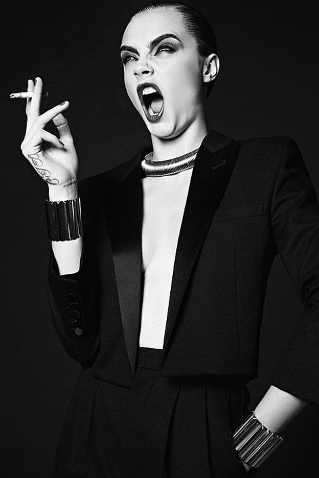 Cara Delevingne vuelve a la moda con Saint Laurent