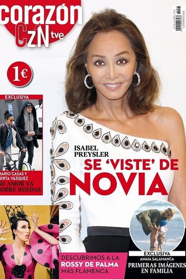 Isabel Preysler, protagonista de la portada de 'Corazón Tve'./