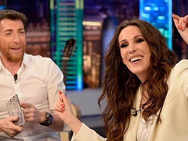 Malú en el plató de 'El hormiguero'./Flickr el hormiguero.