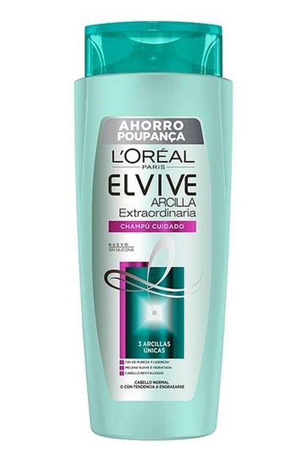 Champú Cuidado de Elvive Arcilla Extraordinaria de L'Oréal Paris.