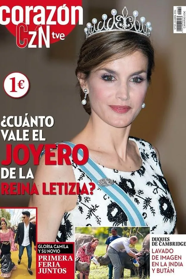 Portada de la revista 'Corazón Tve' con la Reina Letizia como protagonista./Gtres